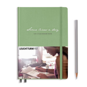 Leuchtturm 1917 - 5-årsdagbok - some lines a day - Sage