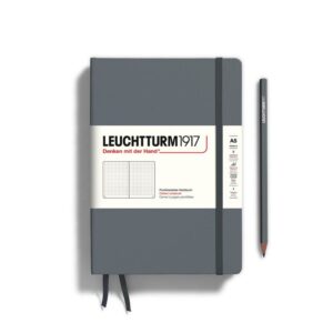 Leuchtturm1917 - Hardcover Notebook Dotted A5 - Anthracite