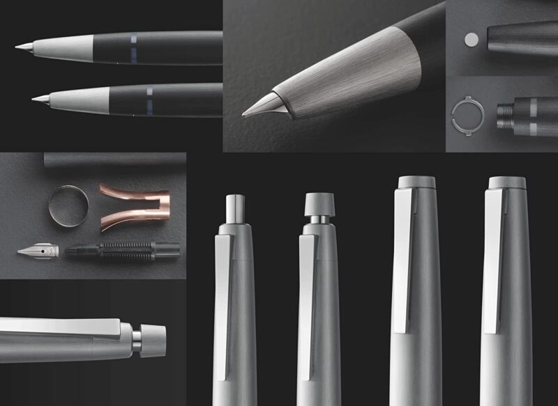 Lamy - 2000 Fyllepenn Makrolon 14k - Svart - Bilde 6