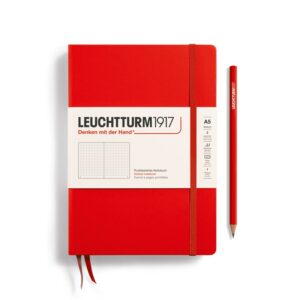 Leuchtturm1917 - Hardcover Notebook Dotted A5 - Red