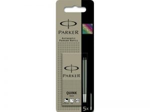 Parker - Quink Refill 5pk - Blekkpatroner til fyllepenn