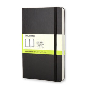 Moleskine - Classic Notebook Hardcover Large Svart - Plain