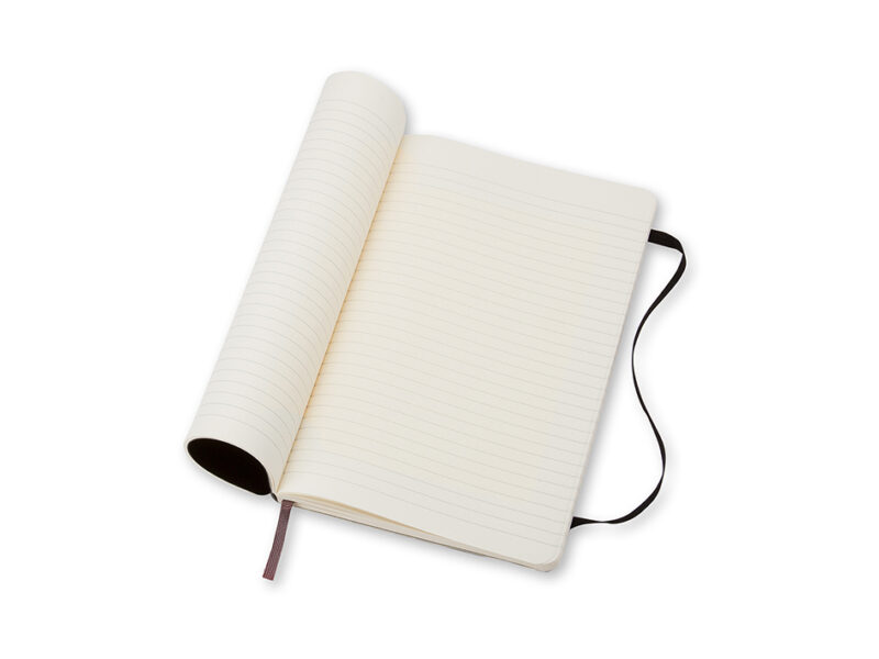 Moleskine - Classic Notebook Hardcover Large Linjert - Svart - Bilde 5