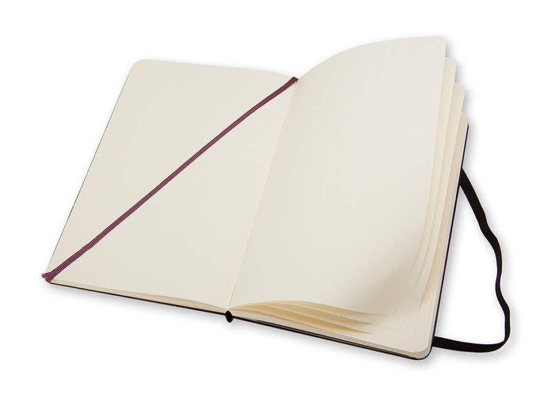 Moleskine - Classic Notebook Hardcover Large Svart - Plain - Bilde 3