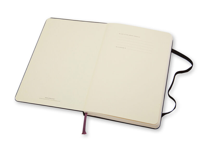 Moleskine - Classic Notebook Hardcover Large Svart - Plain - Bilde 4