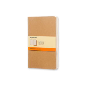 Moleskine - Cahier Soft Cover 3-Pack Large Linjert - Kraft