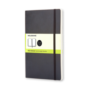 Moleskine - Classic Notebook Soft Cover Large Plain - Svart