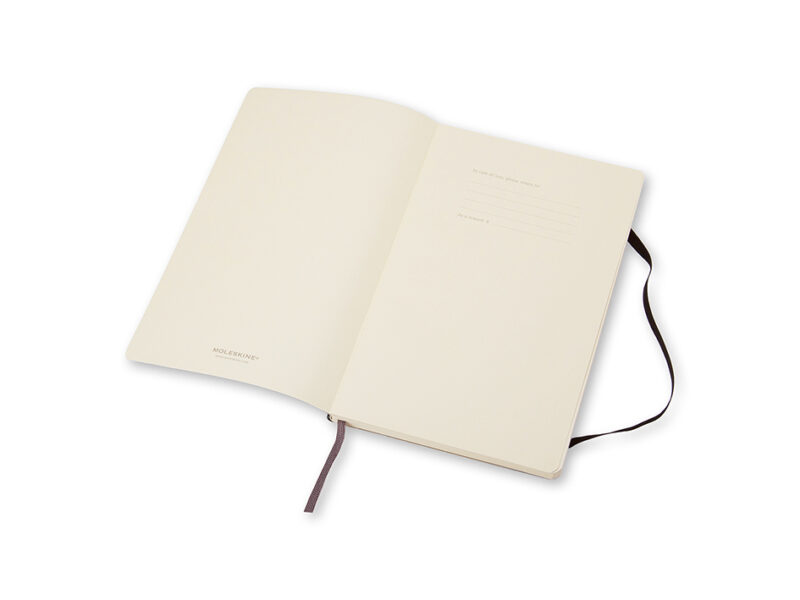 Moleskine - Classic Notebook Soft Cover Large Plain - Svart - Bilde 4