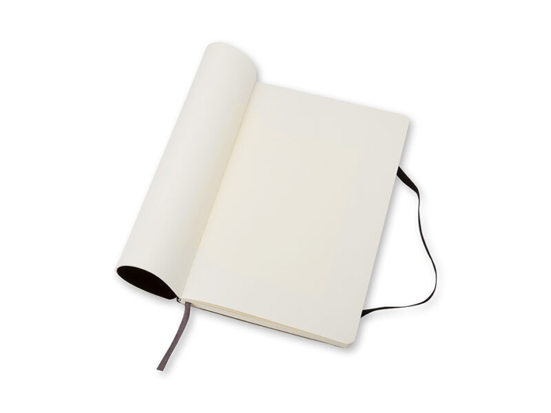 Moleskine - Classic Notebook Soft Cover Large Plain - Svart - Bilde 5
