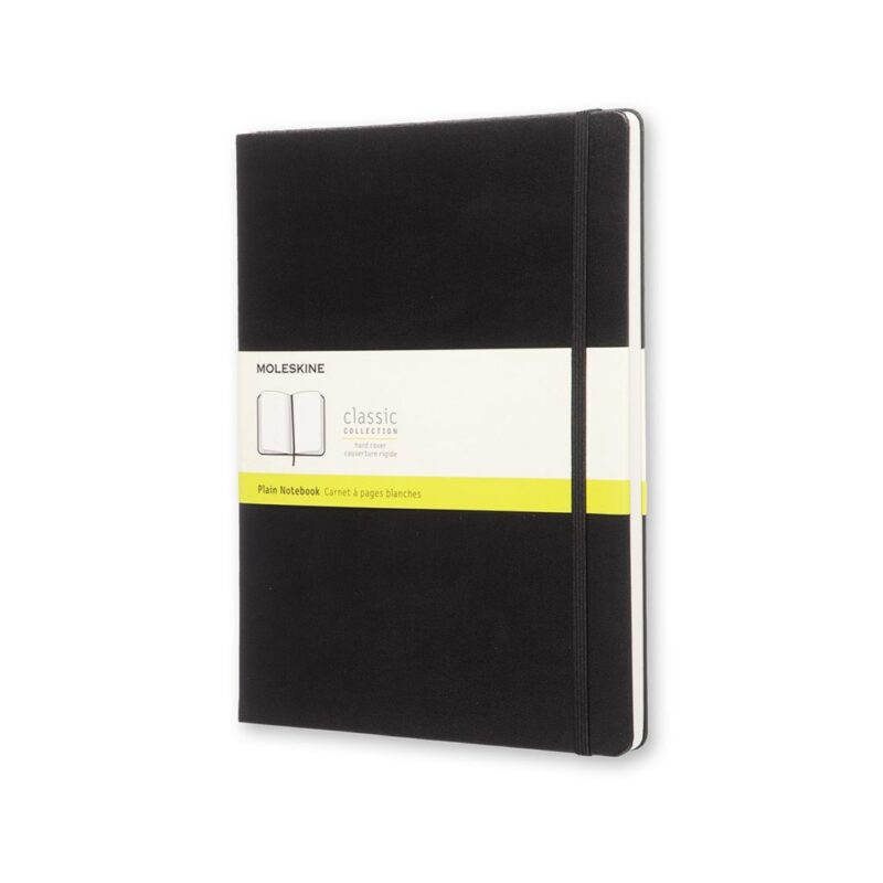 Moleskine - Classic Notebook Hardcover Extra Large Plain - Svart