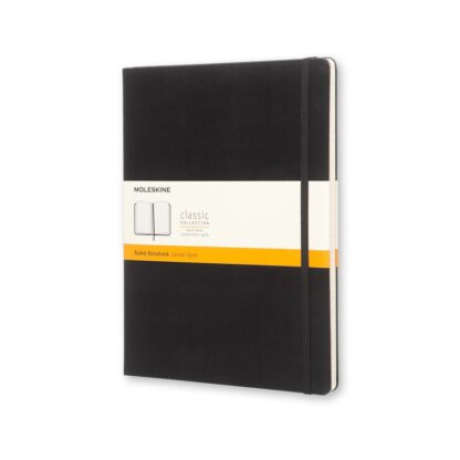 Moleskine - Classic Notebook Hardcover Extra Large Linjert - Svart