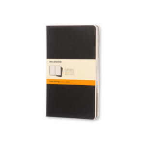 Moleskine – Cahier Soft Cover 3-Pack Large Linjert - Svart