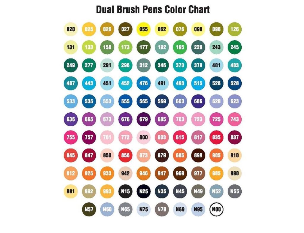 Tombow – ABT Dual Brush Pens 12 – Pastel Colours - Bilde 5