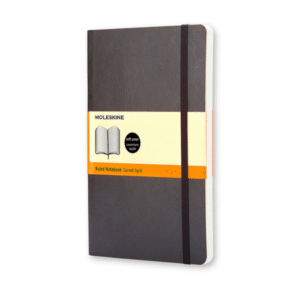 Moleskine - Classic Notebook Hardcover Large Linjert - Svart