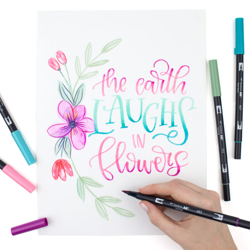Tombow - ABT Dual Brush Pens 18 - Pastel Colours - Bilde 7