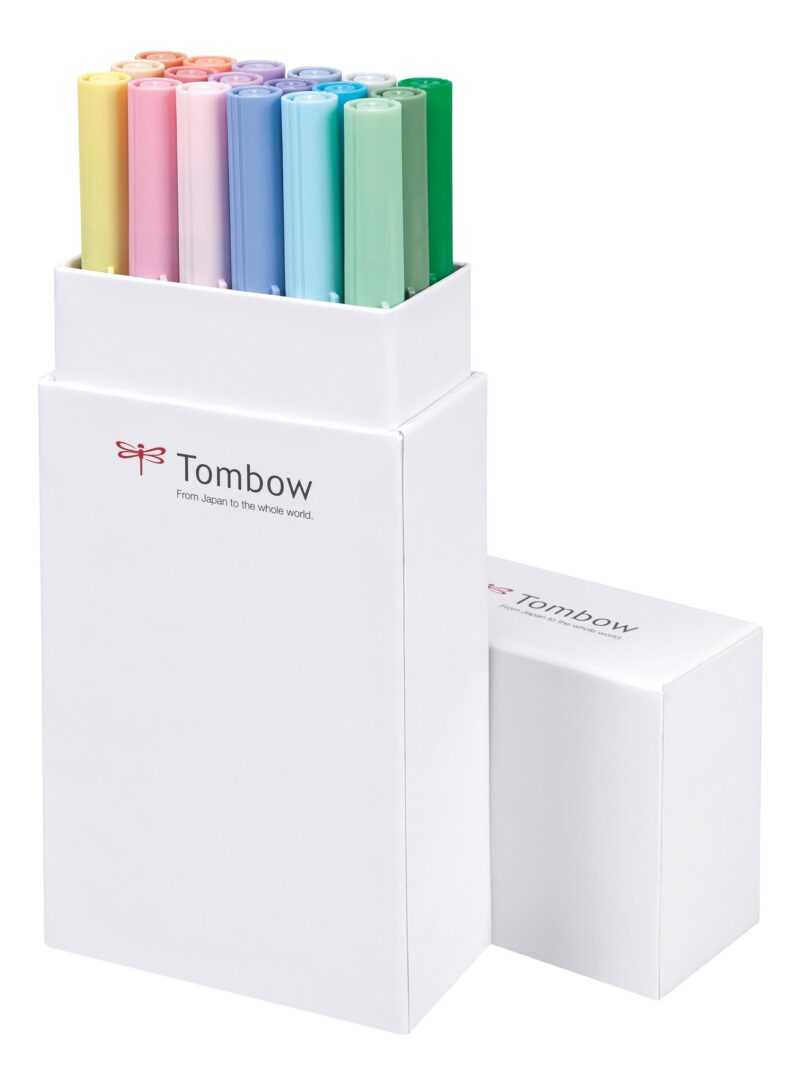 Tombow - ABT Dual Brush Pens 18 - Pastel Colours - Bilde 2