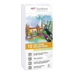 Tombow - ABT Dual Brush Pens 18 - Pastel Colours