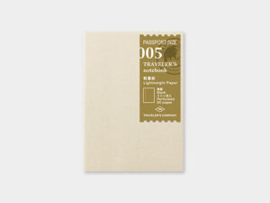 Traveler's Notebook - Refill Passport Size - 005 Lightweight Paper