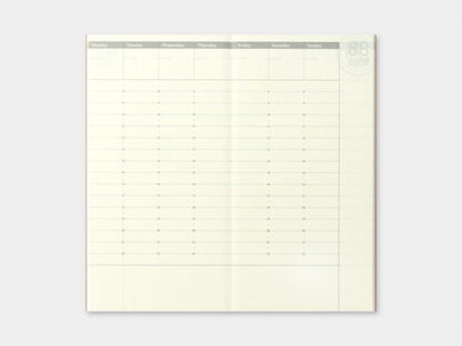 Traveler's Notebook - Refill Regular Size - 018 Free Diary Weekly - Bilde 2