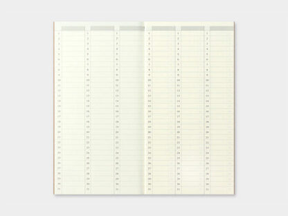 Traveler's Notebook - Refill Regular Size - 018 Free Diary Weekly - Bilde 3