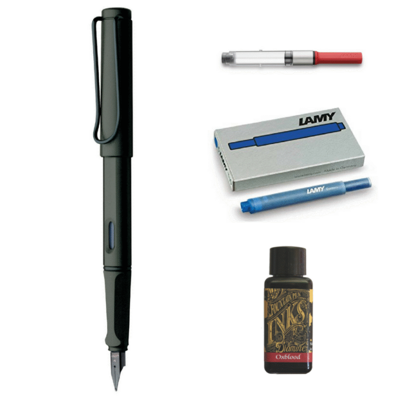 Tudos Nybegynnerpakke - LAMY Safari Fyllepenn