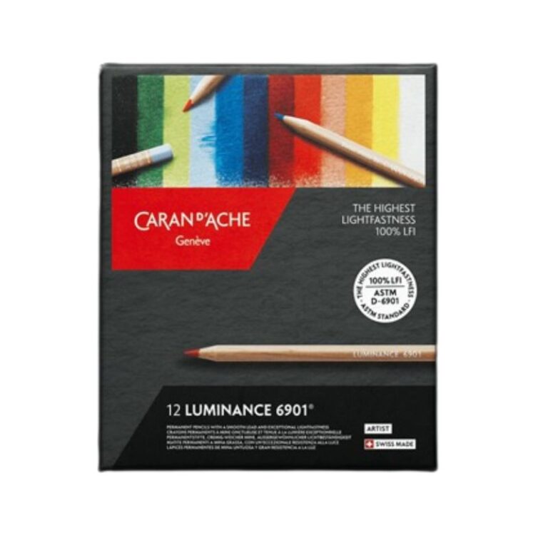 Caran D'Ache Luminance 6901 Buntstift – Dunkles Sap Green, Lichtbeständig, Ø 3,8 Mm, Aus Zedernholz