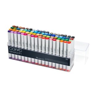 Copic - Sketch Marker 72 Farger - Sett 72 stk - A