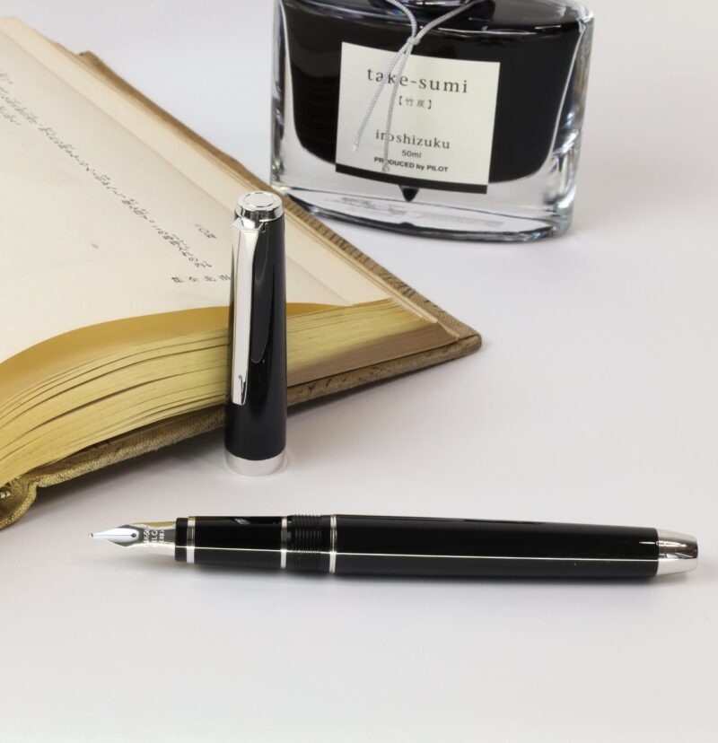Pilot - Falcon 14k Fyllepenn Metal - Black - Bilde 4