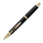 Pilot capless fyllepenn gull svart