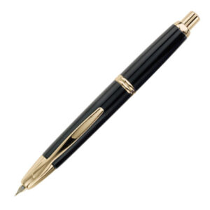 Pilot capless fyllepenn gull svart
