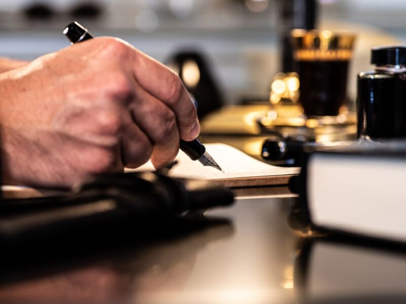 Pilot - Justus 95 Flex Black Gold Trim - Fyllepenn - Bilde 10