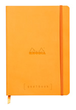 Rhodia notatbok Goalbook Softcover Dotted A5 gul oransje
