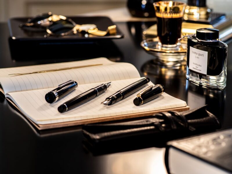 Pilot - Justus 95 Flex Black Gold Trim - Fyllepenn - Bilde 7
