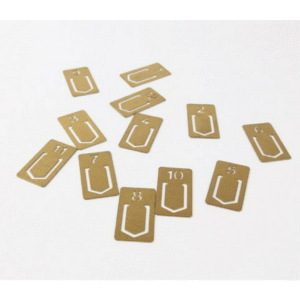 Brass Number Clips