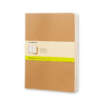 Moleskine - Cahier 3-Pack Soft Cover Extra Large Plain - Kraft