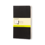 Moleskine - Cahier 3-Pack Soft Cover Large Plain - Svart