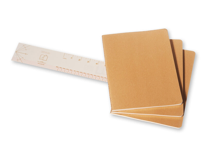 Moleskine - Cahier 3-Pack Soft Cover Extra Large Plain - Kraft - Bilde 5