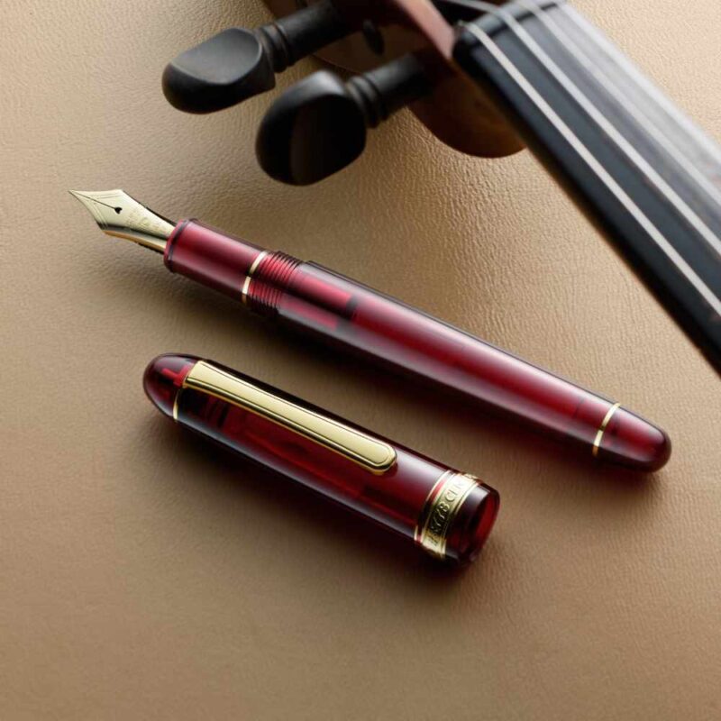 Platinum - Century 3776 Fyllepenn 14k Gull - Bourgogne - Bilde 2