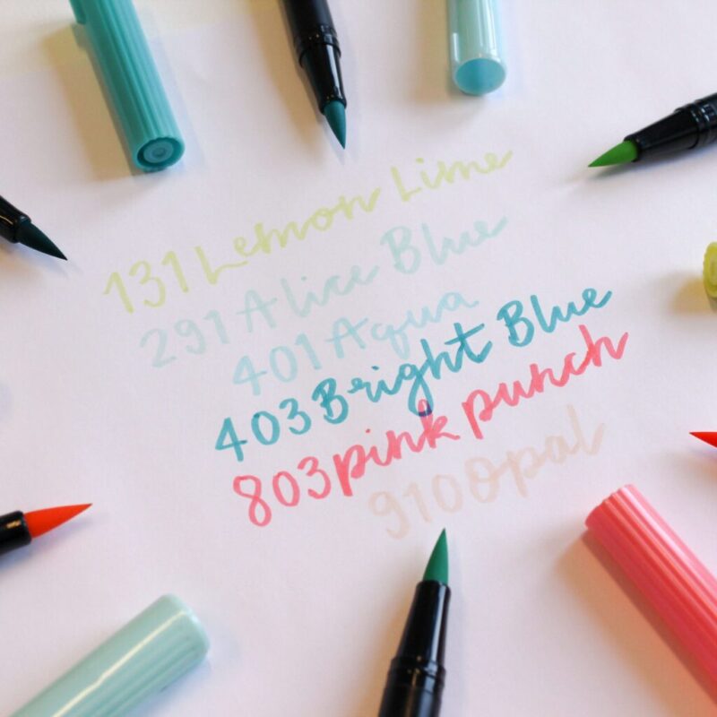 Tombow - ABT Dual Brush Pens 6pk - Candy Colours - Bilde 4