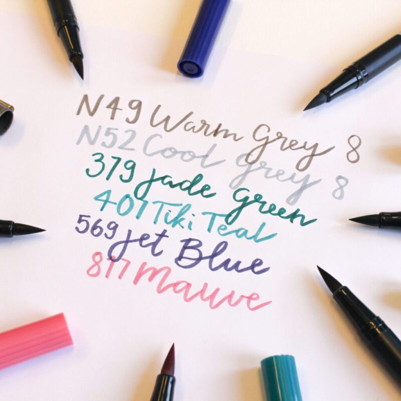 Tombow - ABT Dual Brush Pens 6pk - Vintage Colours - Bilde 2