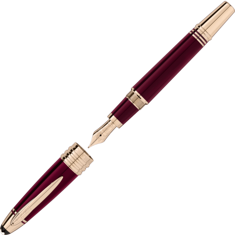 Montblanc - John F. Kennedy Special Edition Burgundy - Fyllepenn (F)