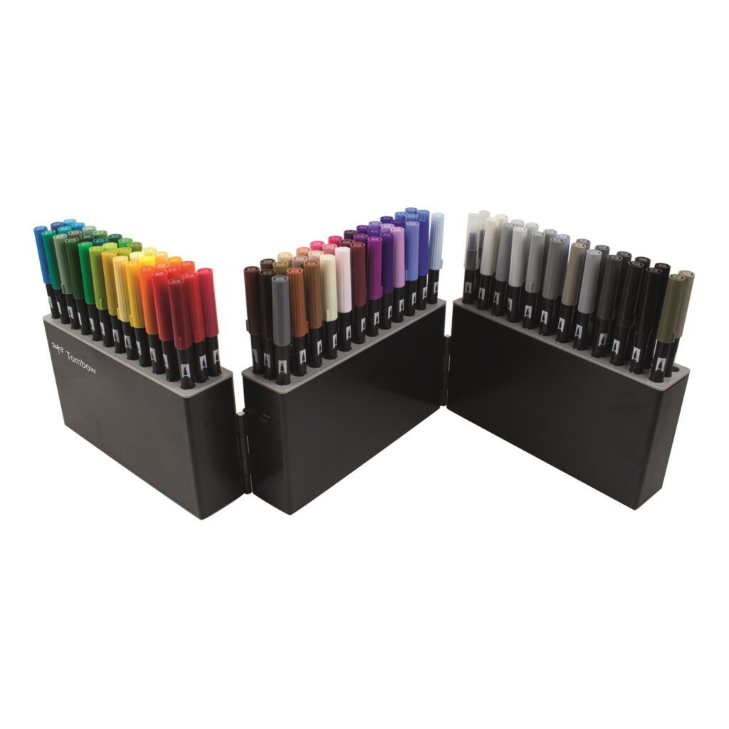 Tombow - ABT Dual Brush Pens 108 Full Set – Inkl. Bordstativ - ABT-108C - Bilde 3