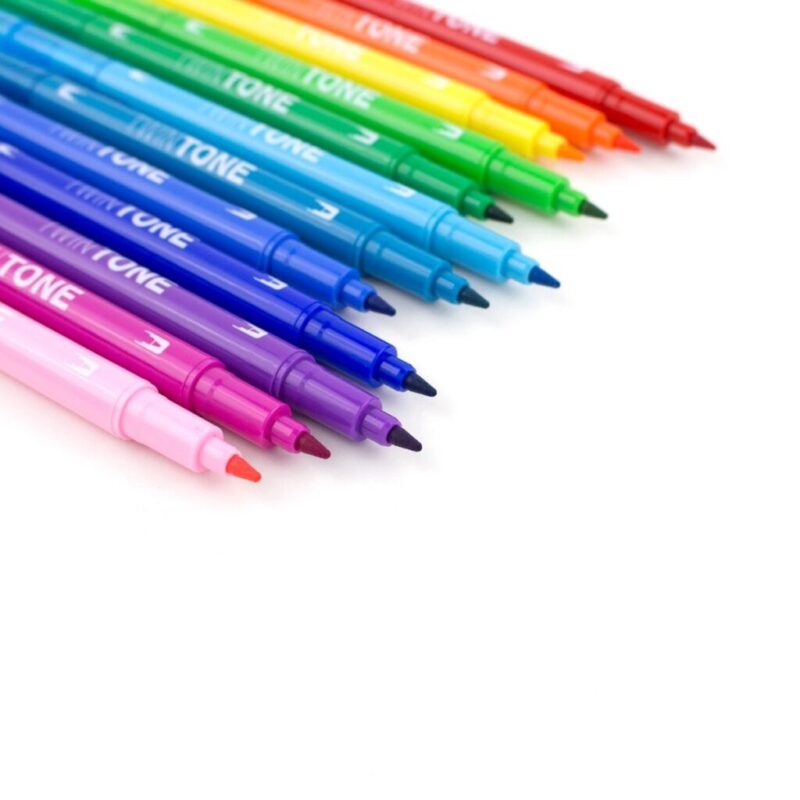 Tombow - Twin-Tone Markers Dual Tip 12pk - Rainbow - Bilde 6