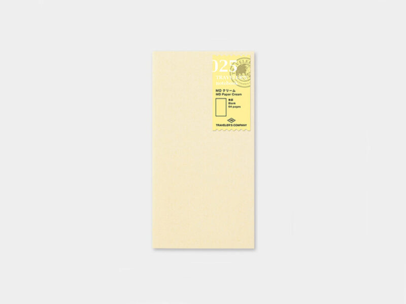 Traveler's Notebook - Refill Regular Size - 025 MD Paper Cream