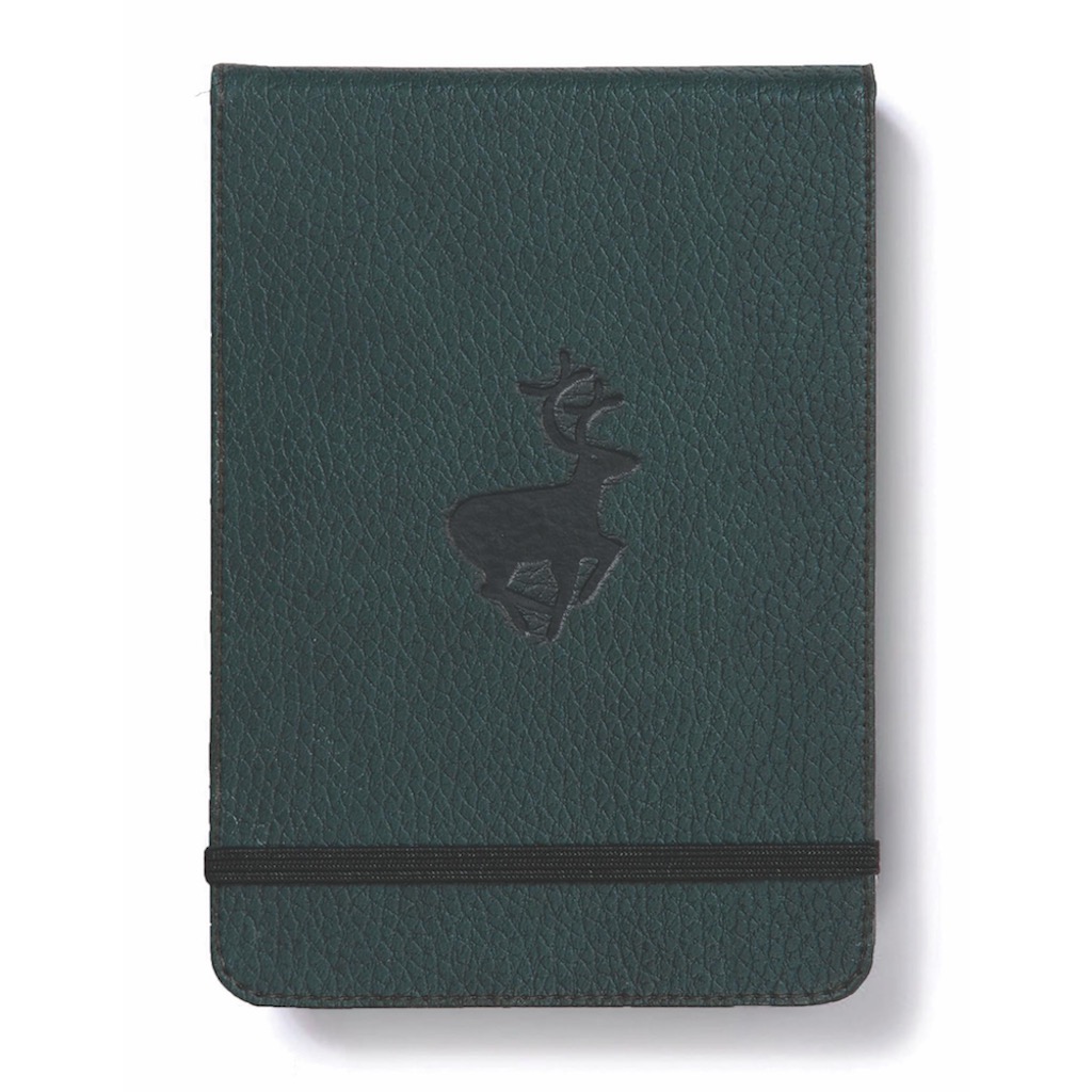 Dingbats* Wildlife Green Deer Reporter Notebook A6+ Reporter 1 Tudos