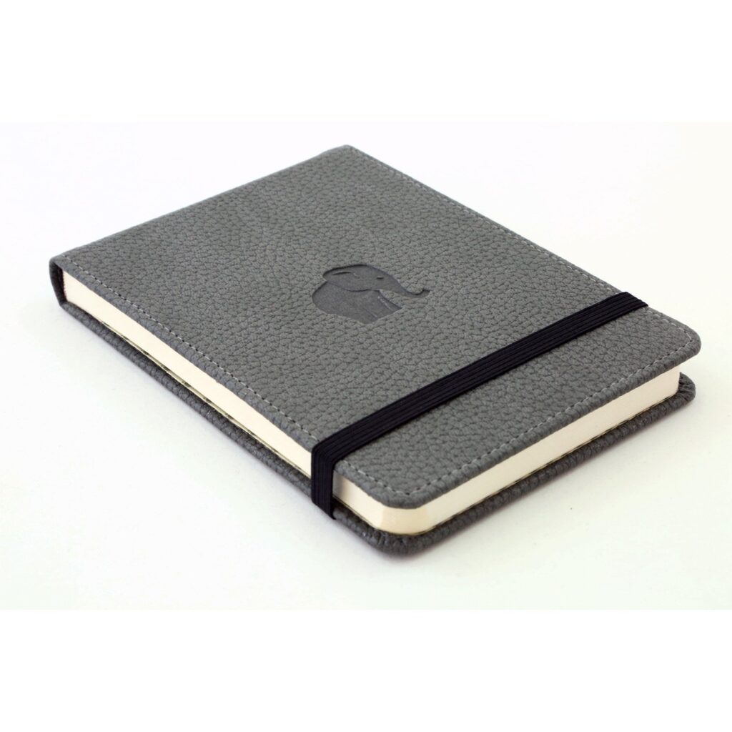 Dingbats* Wildlife Grey Elephant Reporter Notebook A6+ Reporter 5 Tudos