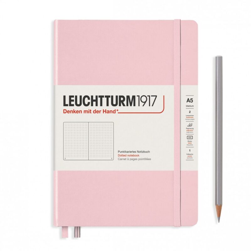 Leuchtturm1917 - Hardcover Notebook Dotted A5 - Powder