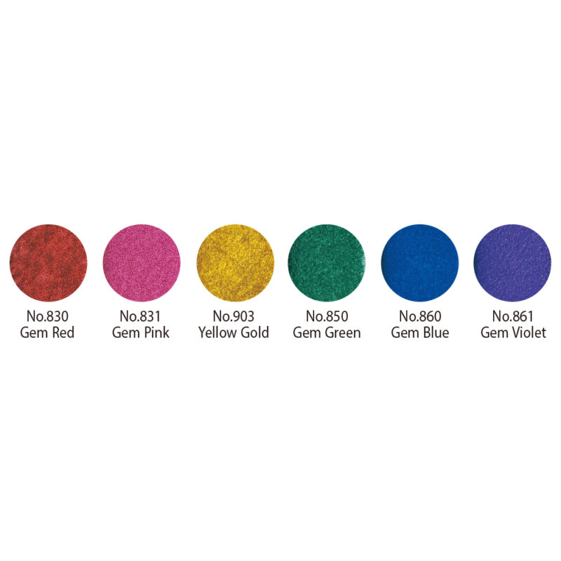 Zig - Kuretake Gansai Tambi Gem Colors - Akvarell - 6 farger - Bilde 2