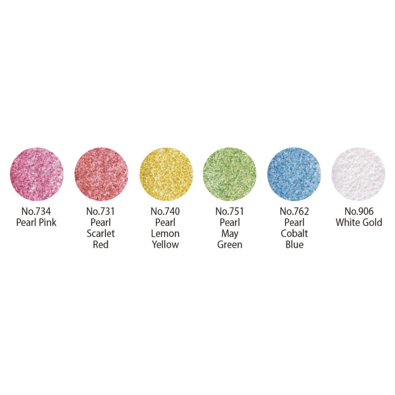 Zig - Kuretake Gansai Tambi Pearl Colors - Akvarell - 6 farger - Bilde 2