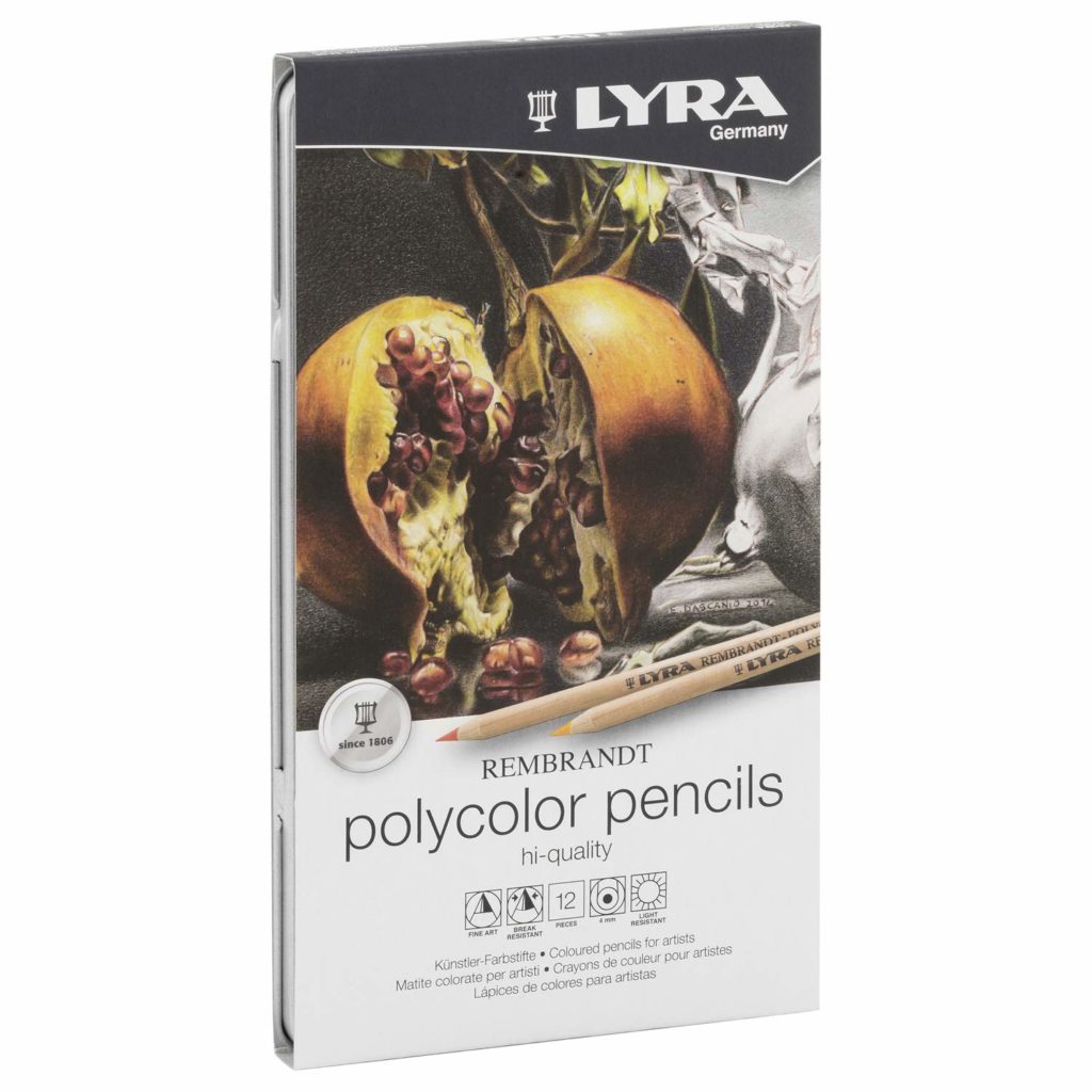 Lyra – Rembrandt Polycolor Fargeblyanter – 12 stk – Tudos